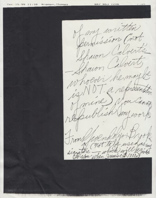 Gwendolyn brooks fax 3